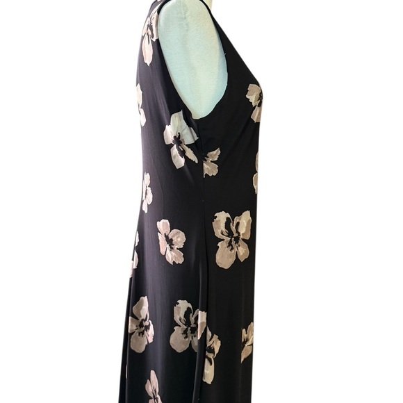Tommy Hilfiger Floral Sleeveless Black Dress Size 12 - Picture 6 of 6